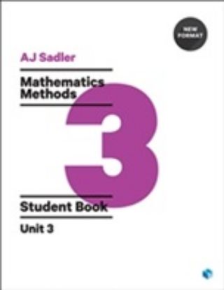 Picture of Mathematics Methods Unit 3 Revised 1st Edition, 26 months access