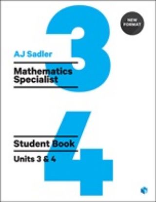 Picture of Sadler Maths Specialist Units 3 & 4 – Revised Format, 26 months access