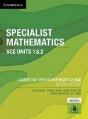 Picture of Specialist Mathematics VCE Units 1&2 Second Edition Reactivation Code