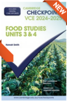 Picture of Cambridge Checkpoints VCE Food Studies Units 3&4 2024-2025 (print and digital)