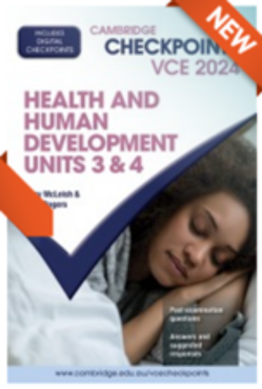 Picture of Cambridge Checkpoints VCE Health and Human Development Units 3&4 2024 (digital)