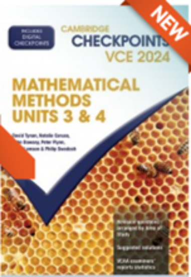 Picture of Cambridge Checkpoints VCE Mathematical Methods Units 3&4 2024 (digital)