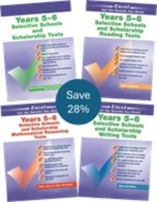 Picture of Excel Selective Schools and Scholarship Tests Years 5-6  Value Pack