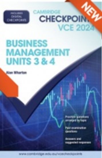 Picture of Cambridge Checkpoints VCE Business Management Units 3&4 2024 (Digital)