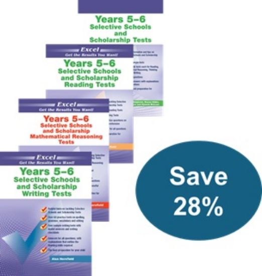 Picture of Excel Selective Schools and Scholarship Tests Years 5-6  Value Pack