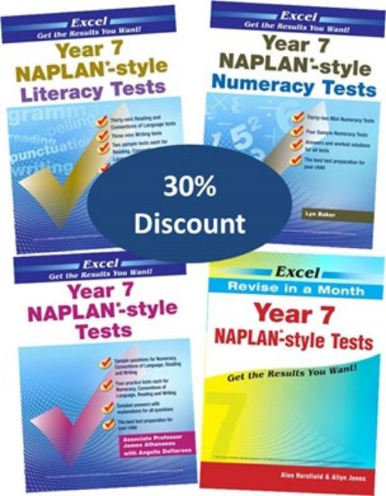 Picture of Excel NAPLAN*-style Tests Year 7 Pack