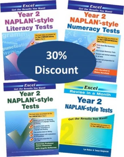 Picture of Excel NAPLAN*-style Tests Year 2 Value Pack