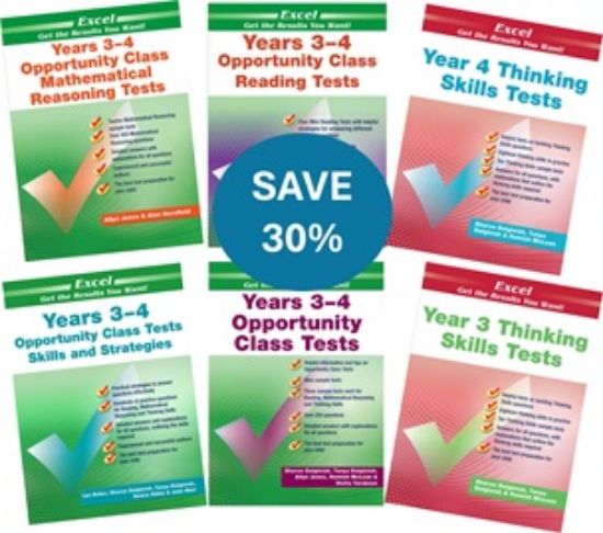 Picture of Excel Opportunity Class  Tests Years 3–4 Value Pack 1