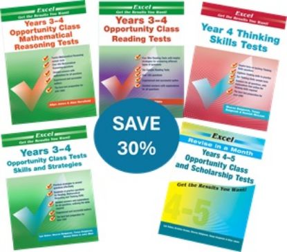 Picture of Excel Opportunity Class  Tests Years 3–4 Value Pack 6