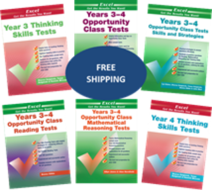 Picture of Excel Opportunity Class  Tests Years 3–4 Value Pack 1 (FREE SHIPPING)