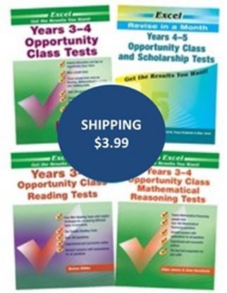 Picture of Excel Opportunity Class  Tests Years 3–4 Value Pack 4