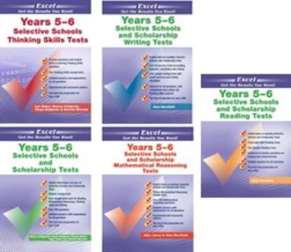 Picture of Excel Selective Schools and Scholarship Tests Years 5-6  Value Pack 1 (FREE SHIPPING)
