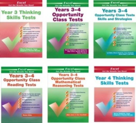 Picture of Excel Opportunity Class  Tests Years 3–4 Value Pack 1 (FREE SHIPPING)